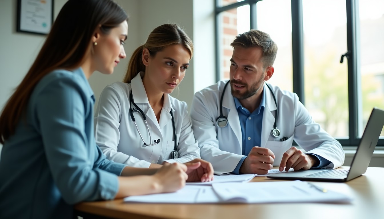 Planejamento tributário para médicos: o guia de 2026 Médico e contador fazendo o planejamento tributário para 2026