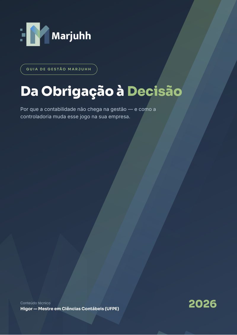 Capa do e-book gratuito Da Obrigação à Decisão — Controladoria