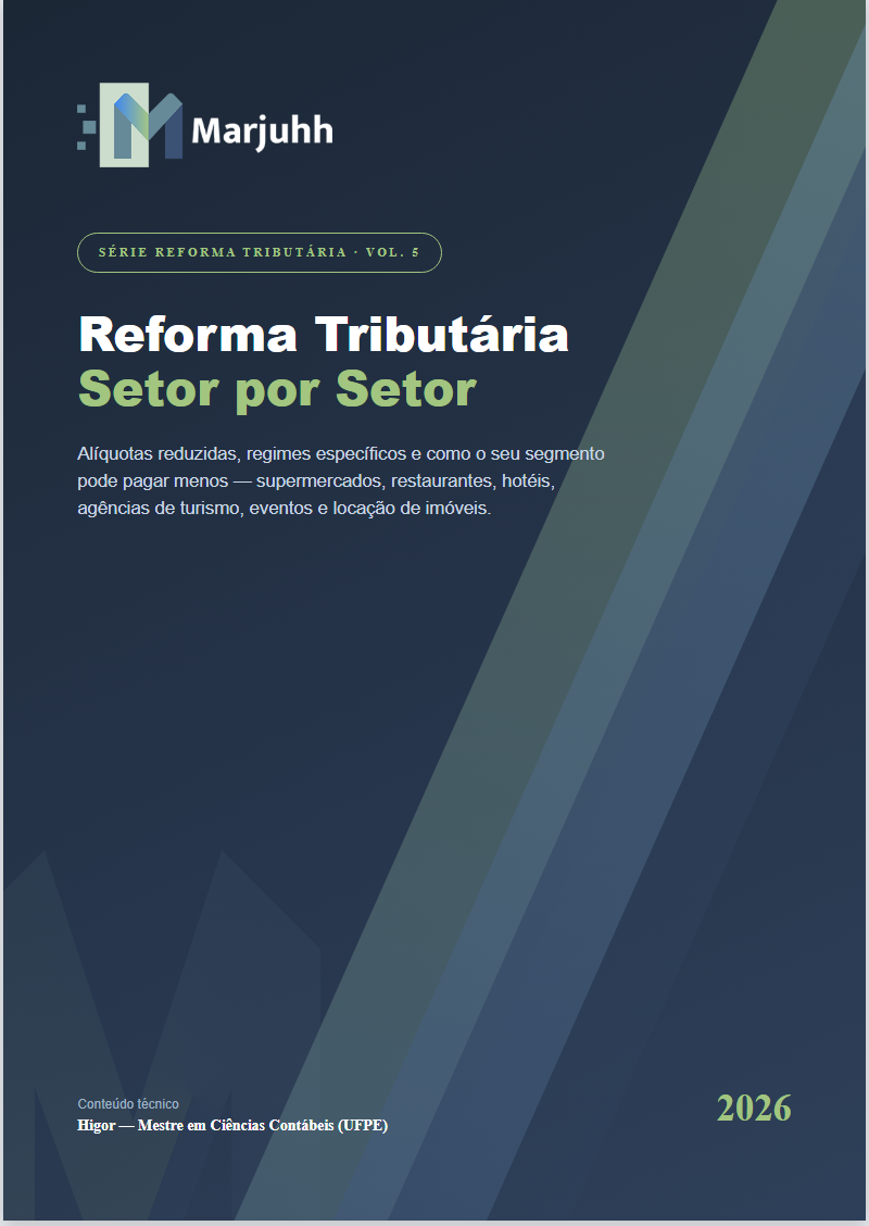 Capa do E-book Reforma Setor por Setor
