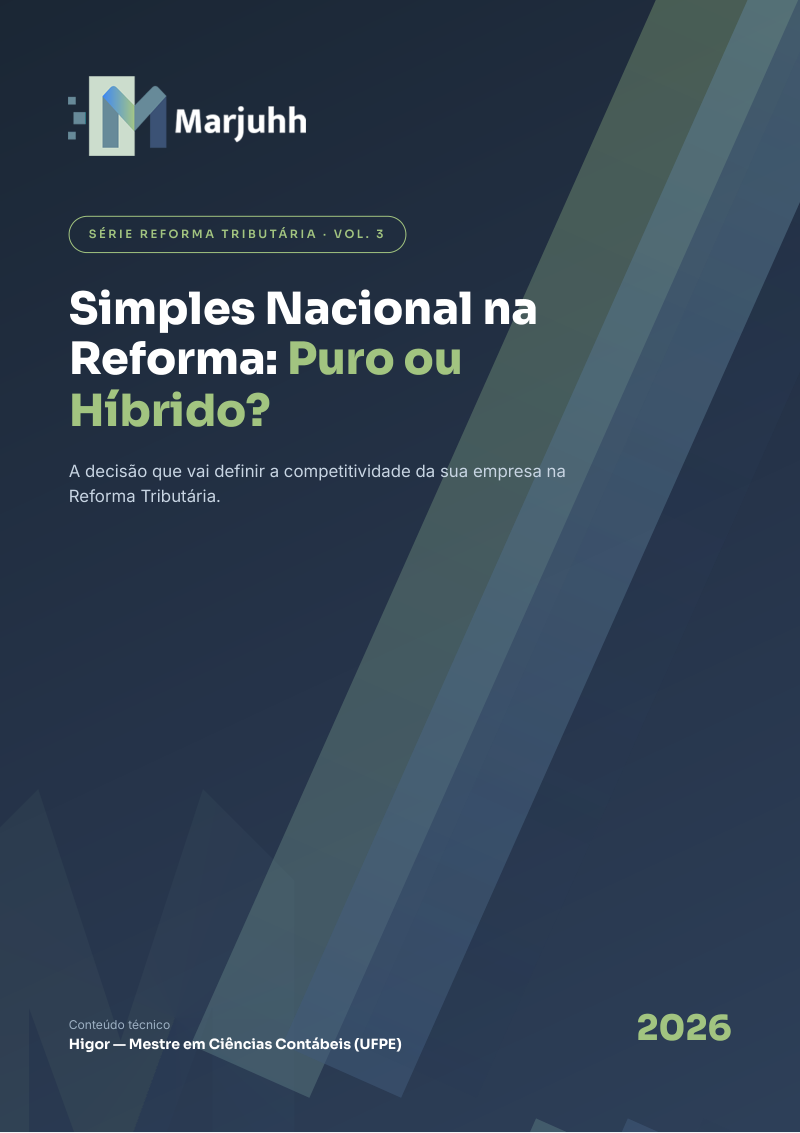 Capa do e-book gratuito Simples Nacional: puro ou híbrido